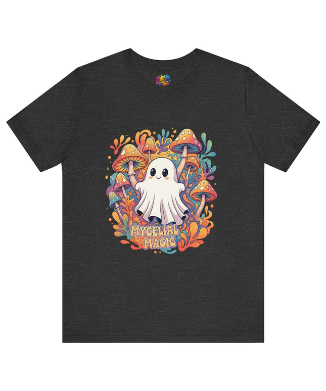 Mycelial Magic Orange Glow Ghost Tee