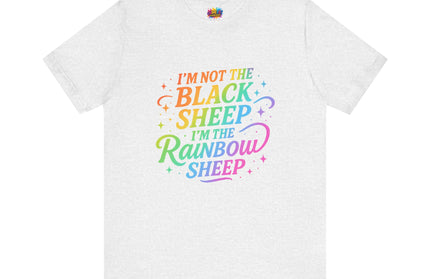 Rainbow Sheep Quote Tee