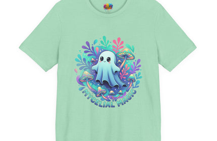 Mycelial Magic Blue Glow Ghost Tee