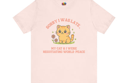 Negotiating Peace Cat Tee
