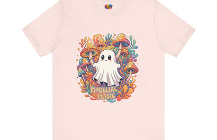 Mycelial Magic Orange Glow Ghost Tee