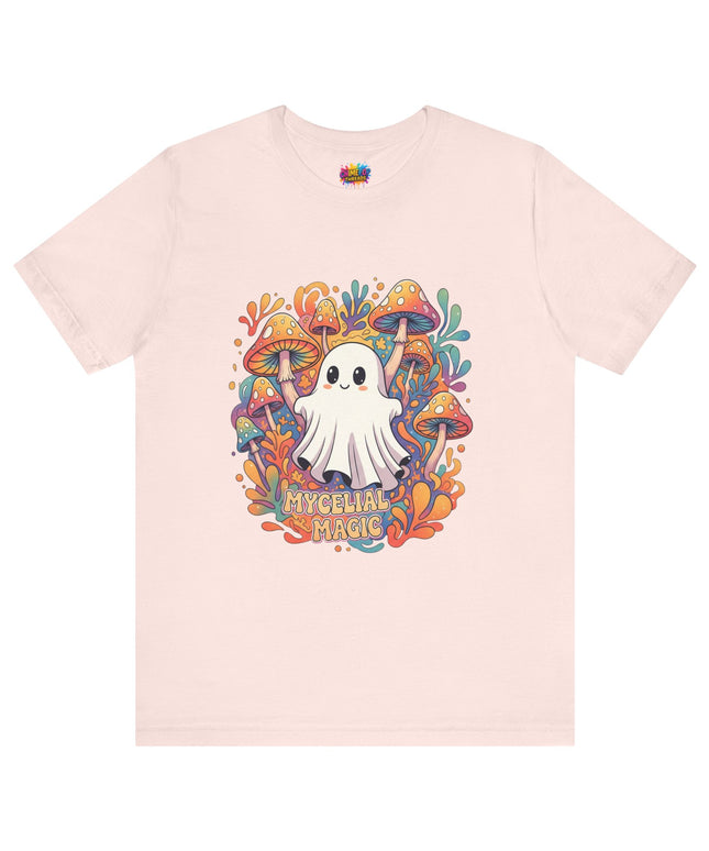 Mycelial Magic Orange Glow Ghost Tee