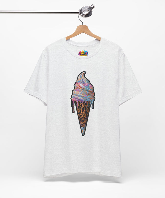 Baroque Marble Swirl Ice Cream Tee