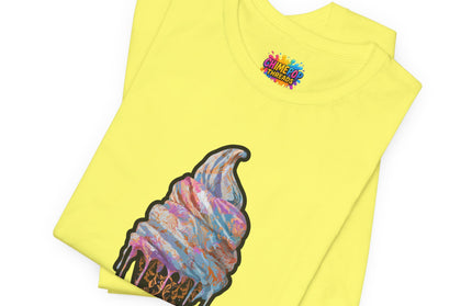 Baroque Marble Swirl Ice Cream Tee