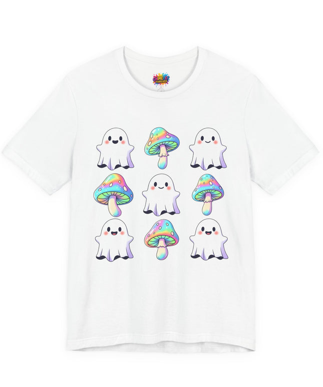 Kawaii Ghost Mushroom Tee