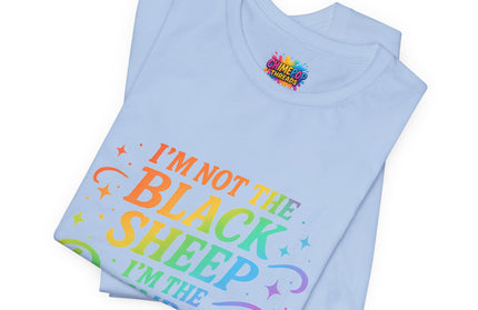 Rainbow Sheep Quote Tee