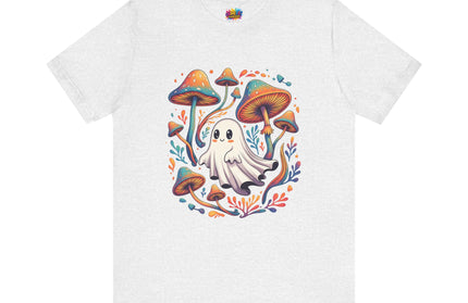Mycelial Magic Ghost Mushroom Tee