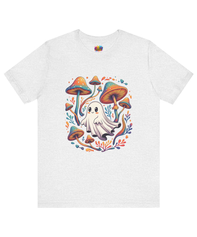 Mycelial Magic Ghost Mushroom Tee