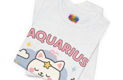 AQUARIUS ZODIAC – TOO WEIRD TO FAIL CAT TEE
