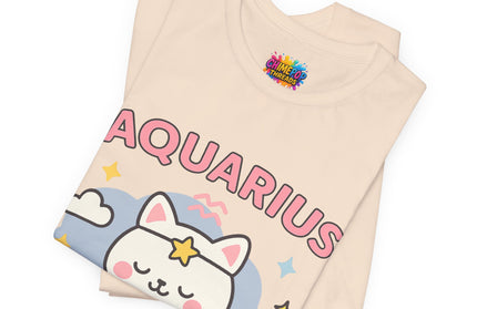 AQUARIUS ZODIAC – TOO WEIRD TO FAIL CAT TEE