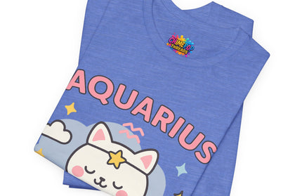 AQUARIUS ZODIAC – TOO WEIRD TO FAIL CAT TEE