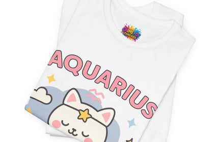 AQUARIUS ZODIAC – TOO WEIRD TO FAIL CAT TEE