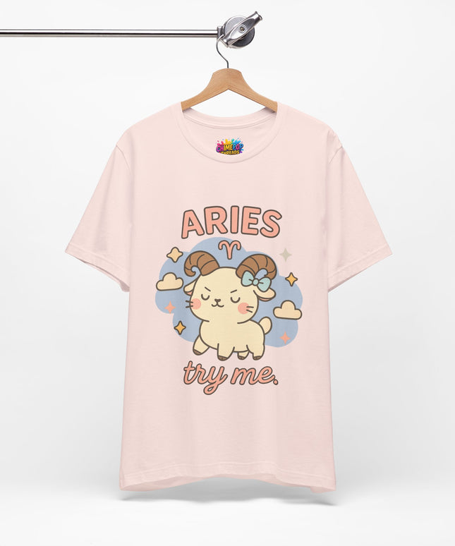 ARIES ZODIAC– TRY ME RAM VIBE TEE
