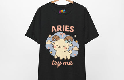 ARIES ZODIAC– TRY ME RAM VIBE TEE