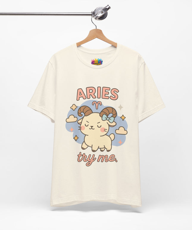 ARIES ZODIAC– TRY ME RAM VIBE TEE