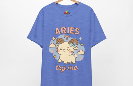 ARIES ZODIAC– TRY ME RAM VIBE TEE