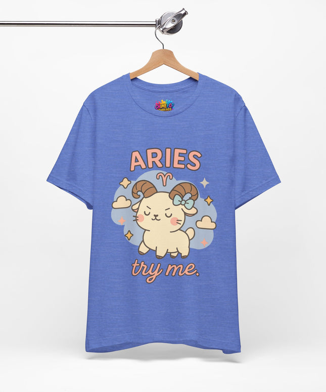 ARIES ZODIAC– TRY ME RAM VIBE TEE