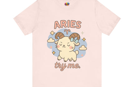 ARIES ZODIAC– TRY ME RAM VIBE TEE