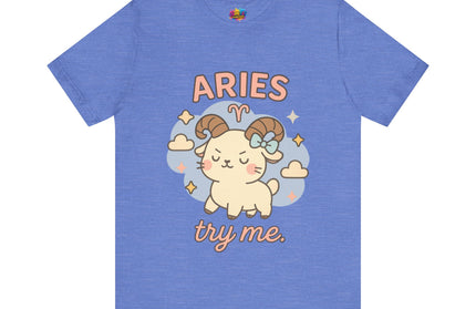 ARIES ZODIAC– TRY ME RAM VIBE TEE