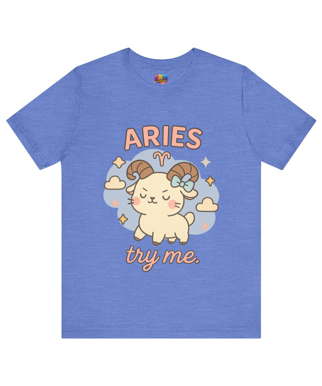 ARIES ZODIAC– TRY ME RAM VIBE TEE