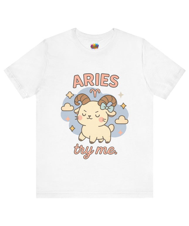 ARIES ZODIAC– TRY ME RAM VIBE TEE