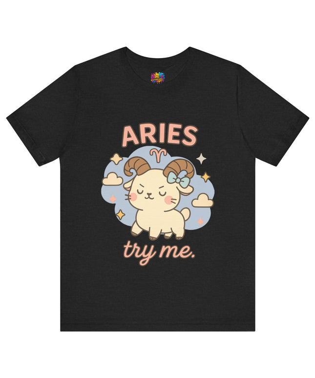 ARIES ZODIAC– TRY ME RAM VIBE TEE