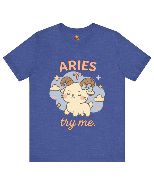 ARIES ZODIAC– TRY ME RAM VIBE TEE