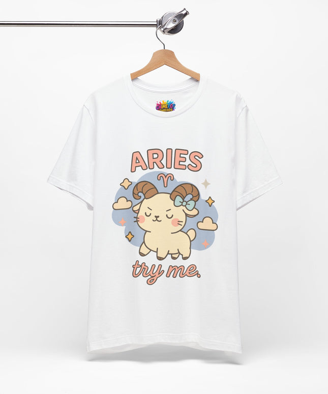 ARIES ZODIAC– TRY ME RAM VIBE TEE