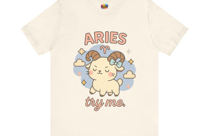 ARIES ZODIAC– TRY ME RAM VIBE TEE