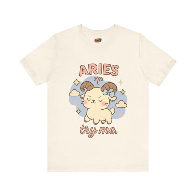 ARIES ZODIAC– TRY ME RAM VIBE TEE