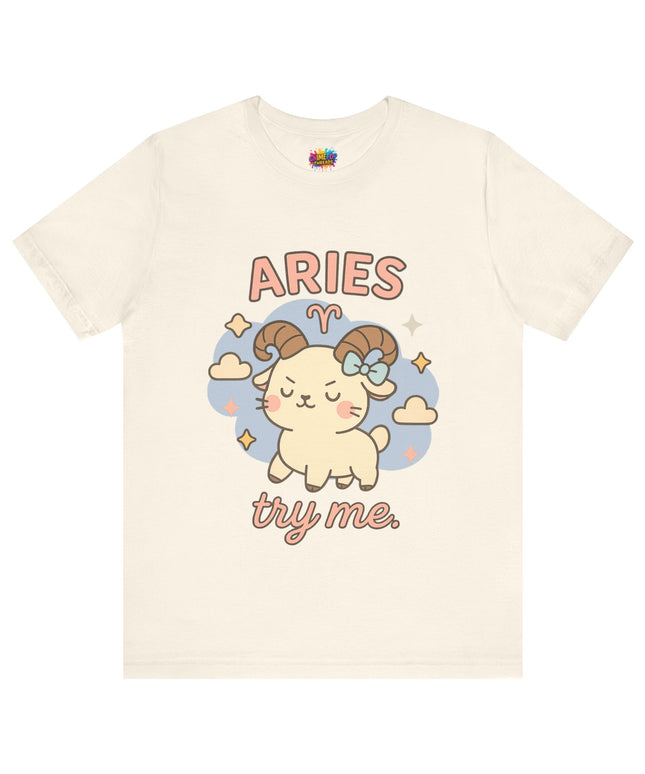 ARIES ZODIAC– TRY ME RAM VIBE TEE