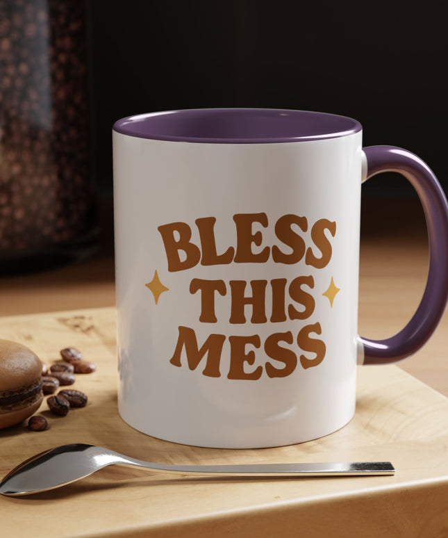 BLESS THIS MESS FUNNY COFFEE MUG CHIMEPOP ORIGINAL