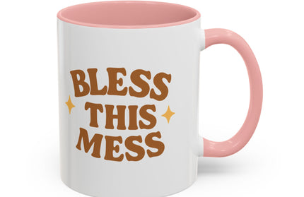 BLESS THIS MESS FUNNY COFFEE MUG CHIMEPOP ORIGINAL