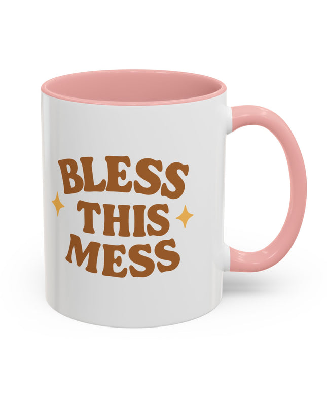 BLESS THIS MESS FUNNY COFFEE MUG CHIMEPOP ORIGINAL