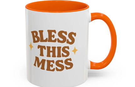 BLESS THIS MESS FUNNY COFFEE MUG CHIMEPOP ORIGINAL
