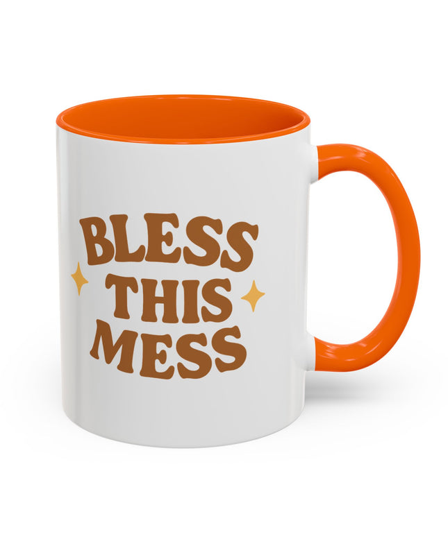 BLESS THIS MESS FUNNY COFFEE MUG CHIMEPOP ORIGINAL