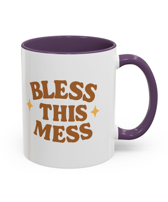 BLESS THIS MESS FUNNY COFFEE MUG CHIMEPOP ORIGINAL