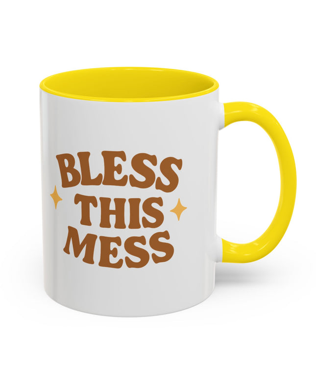 BLESS THIS MESS FUNNY COFFEE MUG CHIMEPOP ORIGINAL