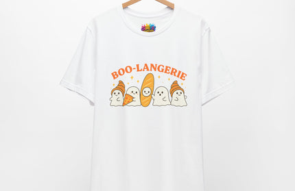 Boo Langerie Ghost Bakery with Croissant Tee