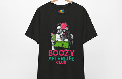 Boozy Afterlife Club Gothic Tee