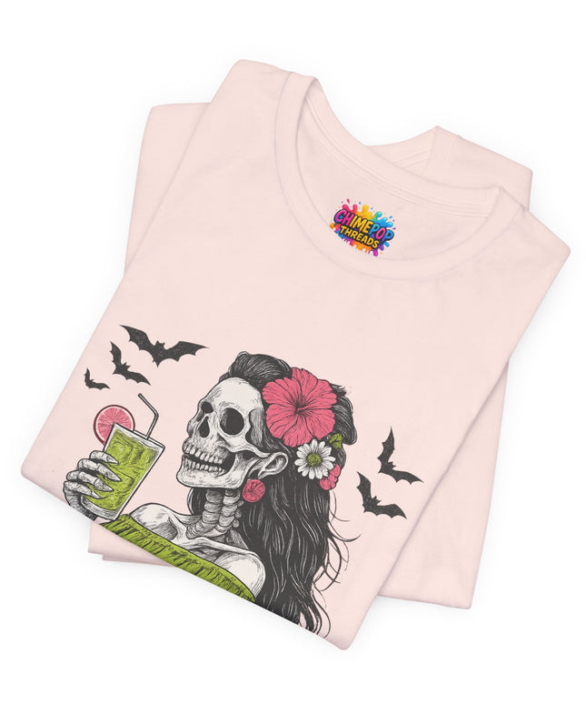 Boozy Afterlife Club Skeleton Shirt
