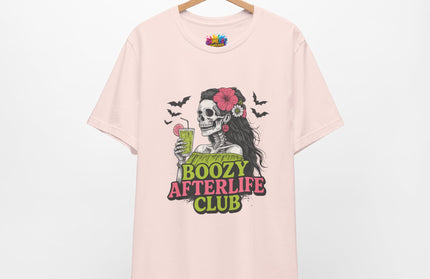 Boozy Afterlife Club Skeleton Shirt