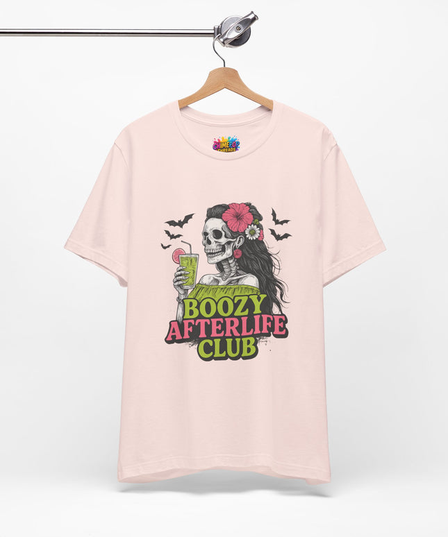 Boozy Afterlife Club Skeleton Shirt