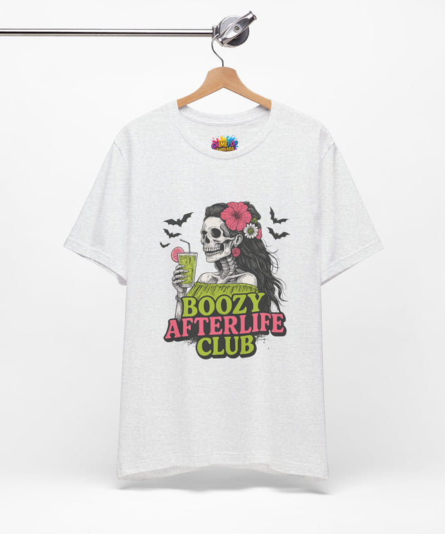 Boozy Afterlife Club Skeleton Shirt