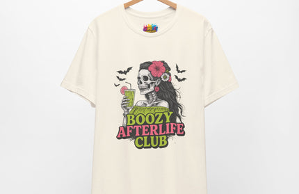 Boozy Afterlife Club Skeleton Shirt