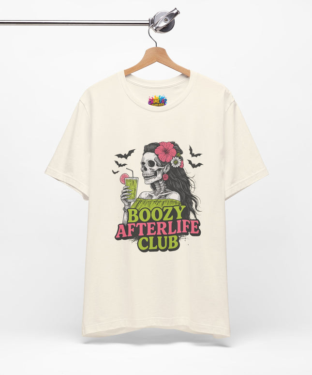 Boozy Afterlife Club Skeleton Shirt