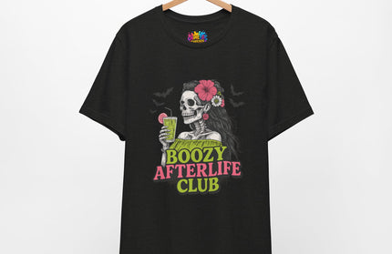 Boozy Afterlife Club Skeleton Shirt