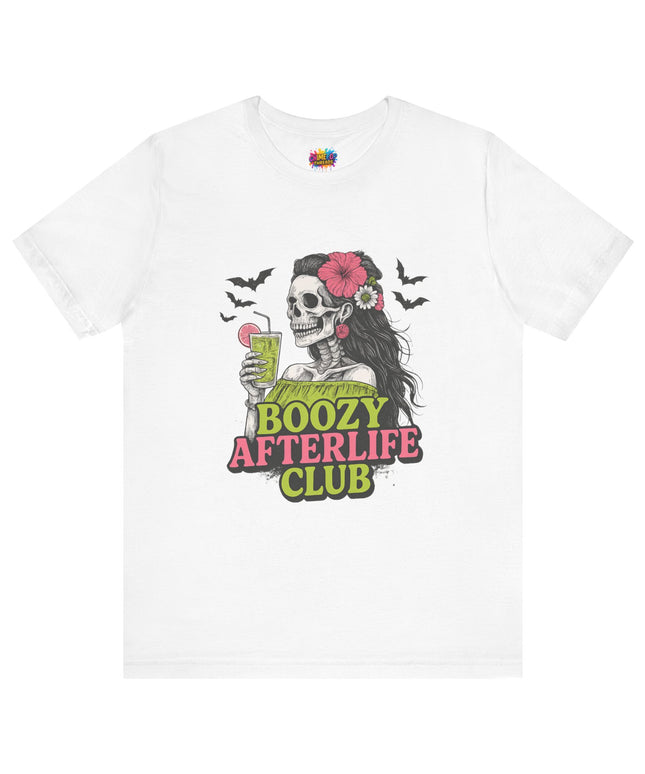 Boozy Afterlife Club Skeleton Shirt