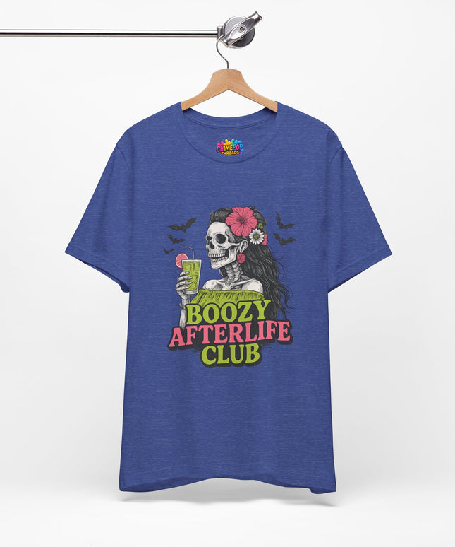 Boozy Afterlife Club Skeleton Shirt
