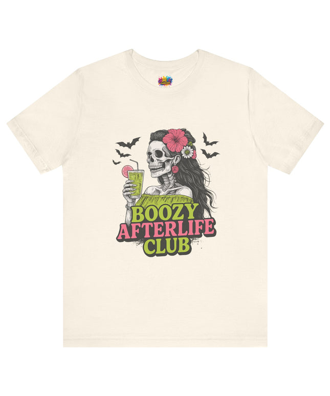Boozy Afterlife Club Skeleton Shirt